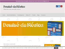 Tablet Screenshot of dominomusical.com